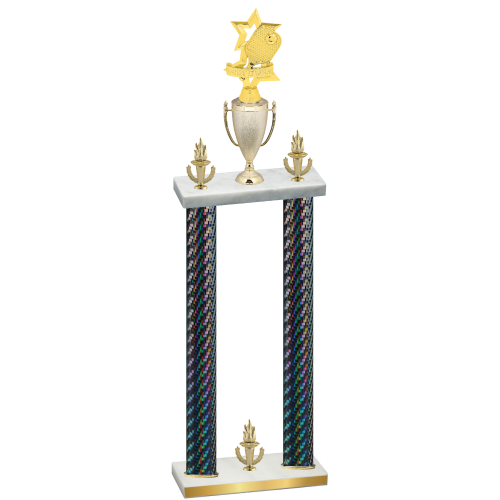 Double Black Carbon Fiber Victory Pickleball Trophy