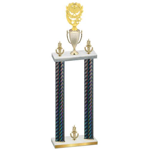 Double Black Carbon Fiber Victory Pickleball Trophy
