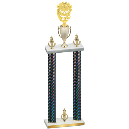 Double Black Carbon Fiber Victory Pickleball Trophy