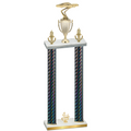 Double Black Carbon Fiber Fourth Place Cars Trophy