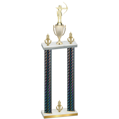 Double Black Carbon Fiber Victory Archery Trophy