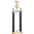 Double Black Carbon Fiber First Place Fishing Trophy