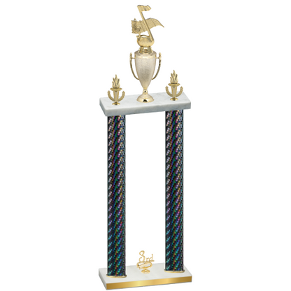 Double Black Carbon Fiber Third Place Music Trophy