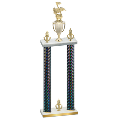 Double Black Carbon Fiber Victory Music Trophy