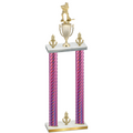 Double Pink Carbon Fiber Victory Hockey Trophy
