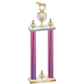 Double Pink Carbon Fiber Victory Horses Trophy