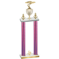 Double Pink Carbon Fiber Fourth Place Cars Trophy