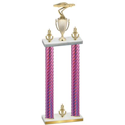 Double Pink Carbon Fiber Victory Cars Trophy