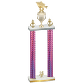 Double Pink Carbon Fiber Year Fishing Trophy