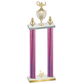 Double Pink Carbon Fiber Third Place Academics Trophy