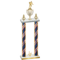 Double Flag USA Third Place Rugby Trophy