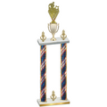 Double Flag USA Victory Rugby Trophy