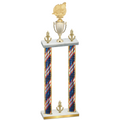 Double Flag USA Victory Swimming Trophy
