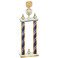 Double Flag USA Victory Cheerleading Trophy