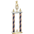 Double Flag USA Year Hockey Trophy