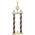 Double Flag USA Year Victory Trophy