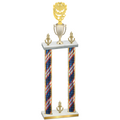 Double Flag USA Victory Pickleball Trophy