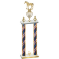 Double Flag USA Second Place Horses Trophy