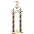 Double Flag USA Third Place Horses Trophy