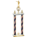Double Flag USA Second Place Shooter Trophy