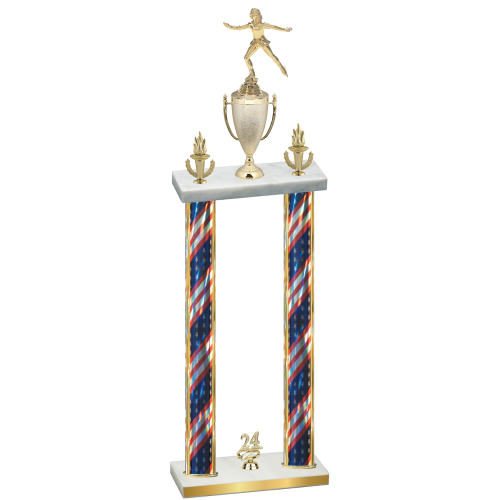 Double Flag USA Year Skater Trophy