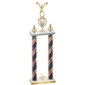 Double Flag USA Second Place Weights Trophy