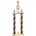 Double Flag USA First Place Holiday Trophy