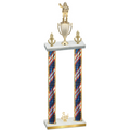 Double Flag USA Third Place Holiday Trophy
