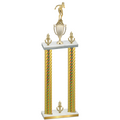 Double Gold Carbon Fiber Victory Tennis Trophy