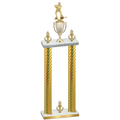 Double Gold Carbon Fiber Victory Hockey Trophy