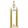 Double Gold Carbon Fiber Victory Hockey Trophy
