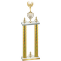 Double Gold Carbon Fiber Victory Victory Trophy
