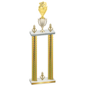 Double Gold Carbon Fiber Victory Pickleball Trophy