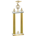 Double Gold Carbon Fiber Year Cars Trophy
