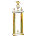 Double Gold Carbon Fiber Victory Fishing Trophy