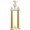 Double Gold Carbon Fiber Year Fishing Trophy