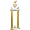 Double Gold Carbon Fiber Victory Fishing Trophy