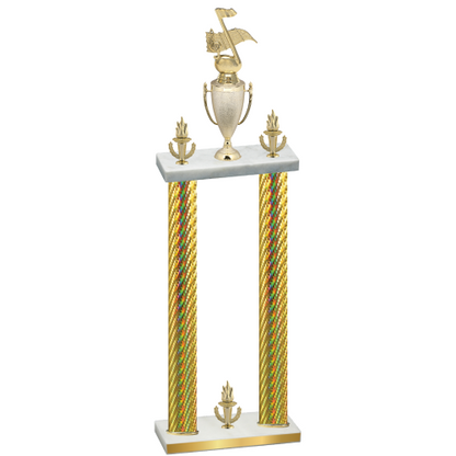 Double Gold Carbon Fiber Victory Music Trophy