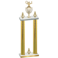 Double Gold Carbon Fiber Victory Academics Trophy