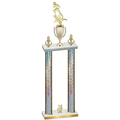 Double Silver Glacier Year Football Trophy