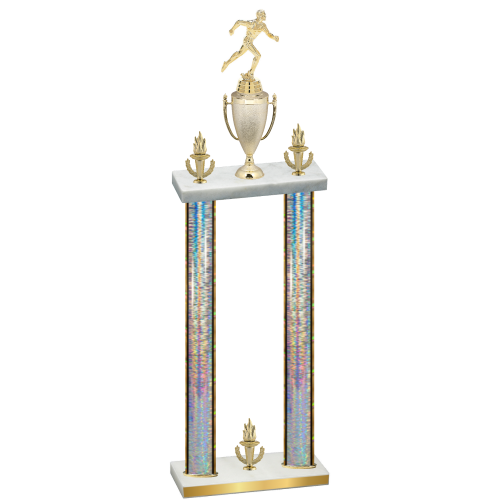 Double Silver Glacier Victory Running Trophy