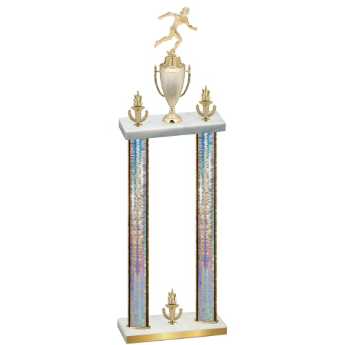 Double Silver Glacier Victory Running Trophy