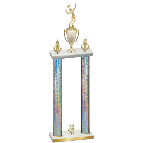 Double Silver Glacier Year Tennis Trophy