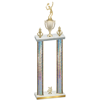 Double Silver Glacier Year Tennis Trophy