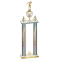 Double Silver Glacier Third Place Swimming Trophy