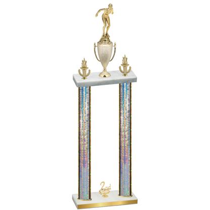 Double Silver Glacier Second Place Tennis Trophy