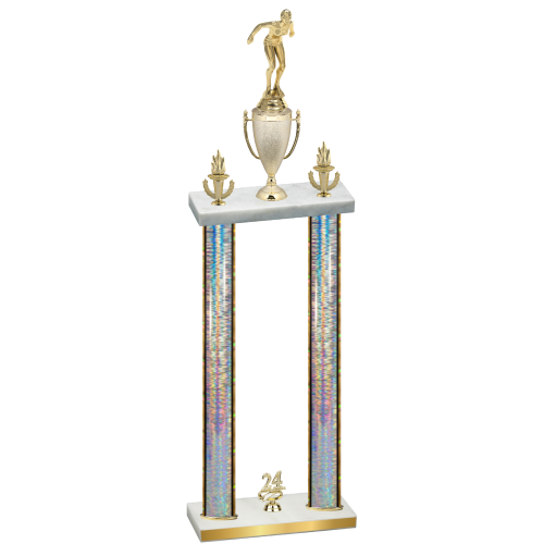 Double Silver Glacier Year Tennis Trophy