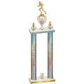Double Silver Glacier Year Football Trophy