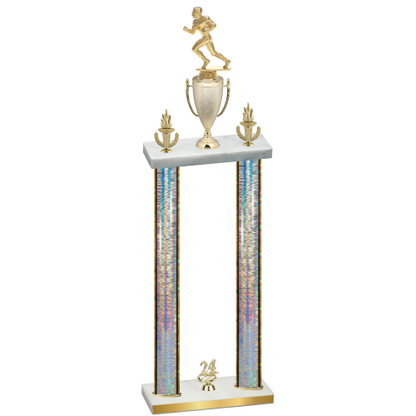 Double Silver Glacier Year Football Trophy