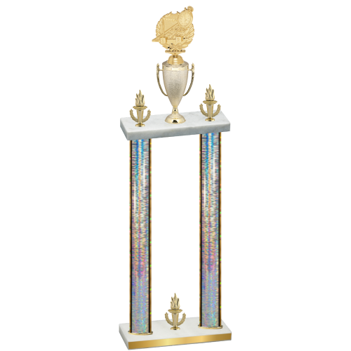 Double Silver Glacier Victory Swimming Trophy